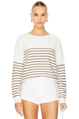 PULL RAS DE COU AUBREY`Stitches & Stripes$98