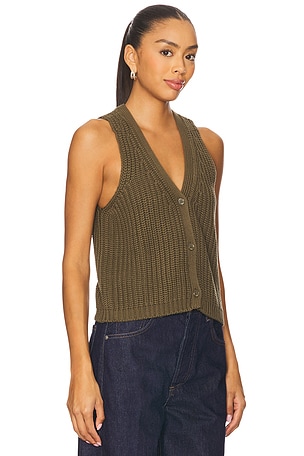 Stitches & Stripes Warren Vest in Sage