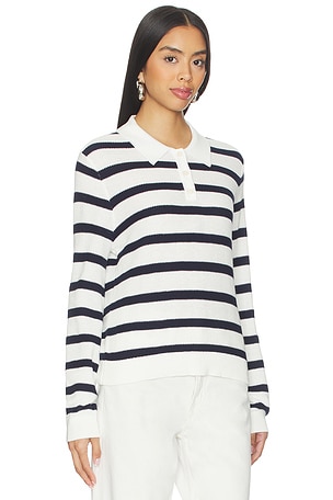 Stitches & Stripes Beth Polo in Navy,White