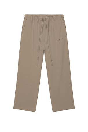 Nylon Wide Leg Pant Stampd