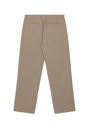Stampd Nylon Wide Leg Pant in Brown