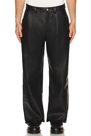Faux Leather Carpenter Pant Stampd