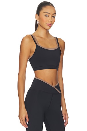STRUT-THIS The Rhodes Sports Bra in Black