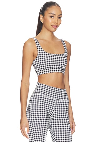 STRUT-THIS The Jolie Sports Bra in Black,White
