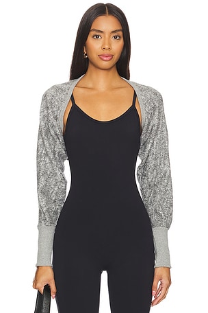 The Shrug in Heather Grey STRUT-THIS