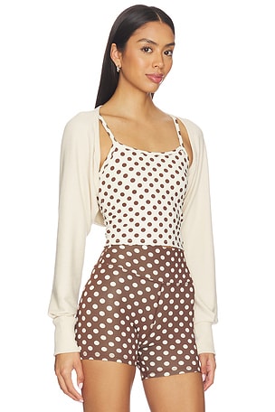 STRUT-THIS The Shrug in Cream. Size S. Also