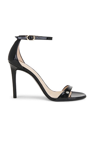 Stuart Weitzman Nudist II Sandal 100 in Black