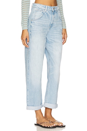 Seventy + Mochi Turn Up Bo Wide Leg in Blue