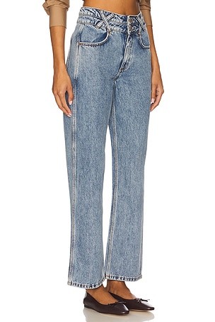 Seventy + Mochi Leo Straight Jeans in Blue