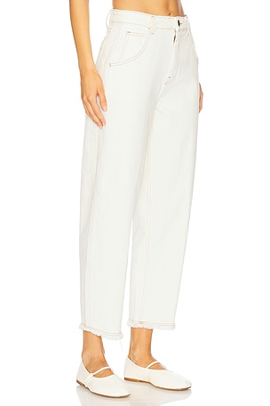 Seventy + Mochi Bo Jeans in Ivory