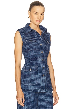 Seventy + Mochi Ani Vest in Blue