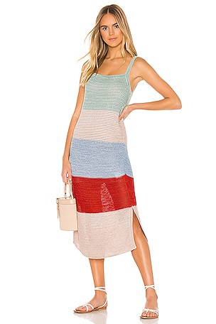 burnt orange knit dress Mother Of All Women's Ambra Knit Dress - Orange