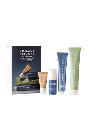 ENSEMBLE CADEAU THE SIGNATURE TRAVEL SKINCARE SET Summer Fridays