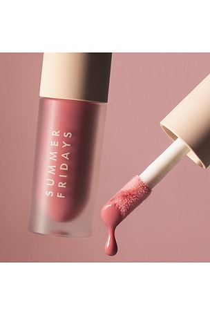 Summer Fridays Dream Lip Oil in Rosebud