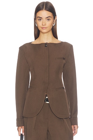 Matteo Cinched Blazer Source Unknown