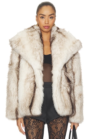 Harper Faux Fur Jacket Source Unknown