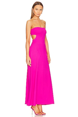 Susana Monaco Open Back Tube Dress in Fuchsia