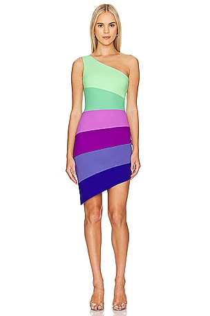 Colorblock Mini Dress Susana Monaco