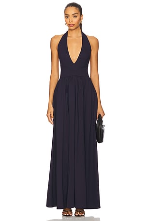 Halter Gathered Dress Susana Monaco