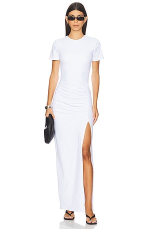 Side Gathered Slit Dress Susana Monaco