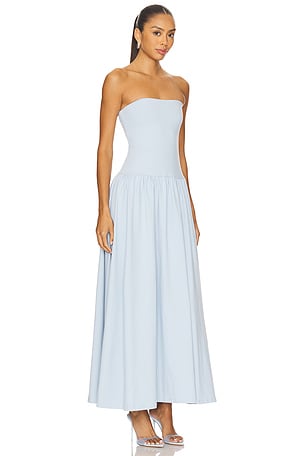 Susana Monaco Tube Low Waist Dress in Baby Blue