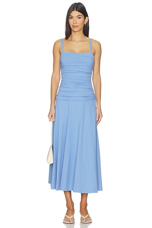 Low Gathered String Dress Susana Monaco
