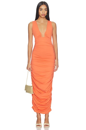Square Wire Gathered Tank Dress Susana Monaco