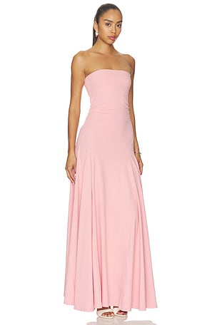 SusaN/A moN/Aco vestido tubo con centura fruncida en color rosado