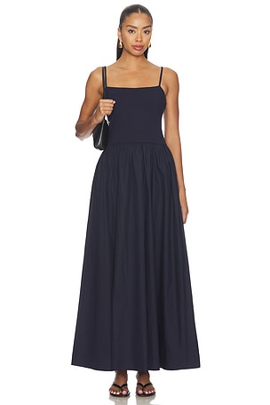 Poplin String Drop Waist Maxi Dress Susana Monaco