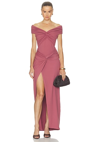 Twisted Off Shoulder Dress Susana Monaco
