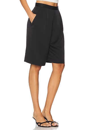 Susana Monaco Satin Short in Black