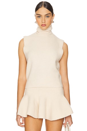 CHALECO MAPACHE MOCK NECK Susana Monaco