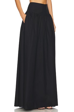 Susana Monaco Drop Waist Skirt in Black