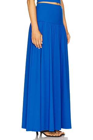 Susana Monaco Low Hip Skirt in Royal
