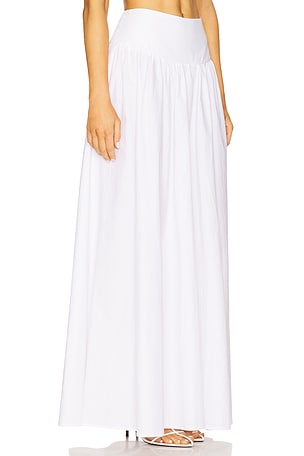 Susana Monaco Carryover Drop Waist Skirt in White