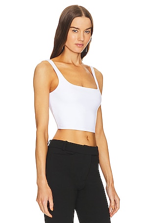 Susana Monaco Crop Tank Top in White