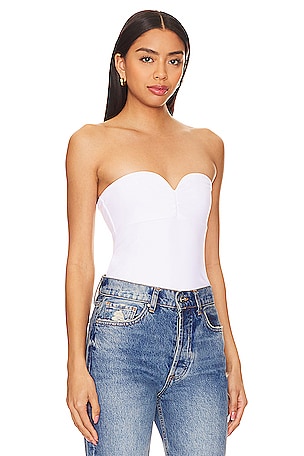 Susana Monaco Sweetheart Tube Top in White