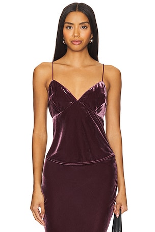 Velvet Silk Bias String TopSusana Monaco$168