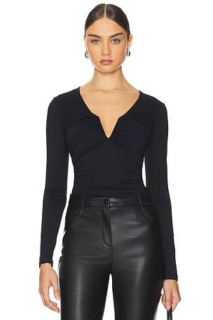 V-neck Long Sleeve Top Susana Monaco