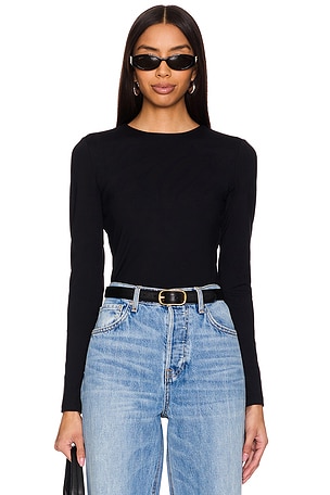 Crew Neck Long Sleeve Top Susana Monaco