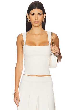 Wide Angle Strap Tank Top Susana Monaco