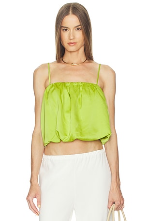 Satin Bubble String Top Susana Monaco