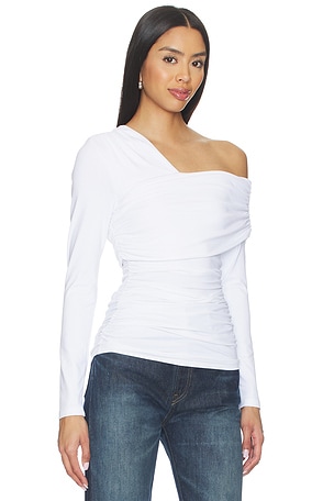 Susana Monaco Gathered Top in White