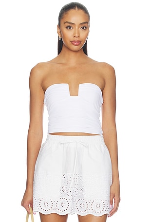 Wire Gathered Tube Top Susana Monaco