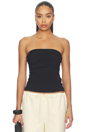 Waist Gathered Tube Top Susana Monaco
