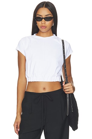 Short Sleeve Gathered Top Susana Monaco