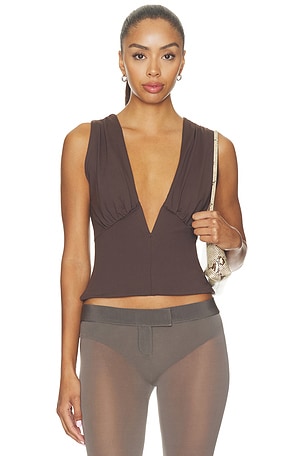 Low V Wire Tank Susana Monaco