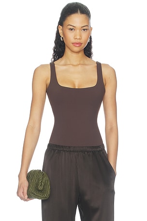 Essential Low Back Tank Thong Back Bodysuit Susana Monaco