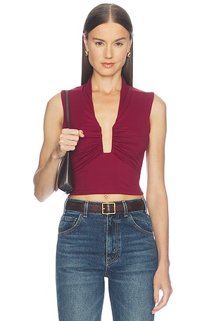 Square Wire Sleeveless Top Susana Monaco