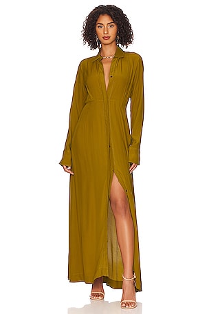 chinese dress ladies Women's Loose Button Up Maxi Dress Long Sleeve V-Neck Drawstring Lapel  Summer Casual Cotton Linen Pockets Shirt Dresses at Amazon Women's Clothing  store main image 0